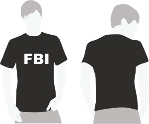 Футболка мужская  "FBI"