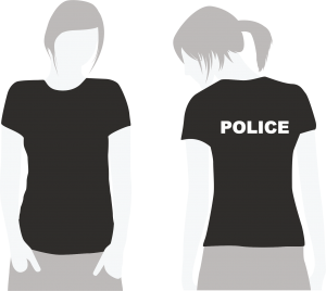 Футболка женская "police"